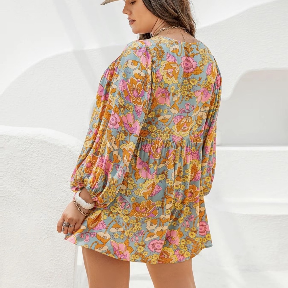 Floral Boho Romper